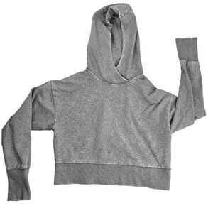 JoyLab Gray  Cropped hoodie Small 98% Cotton 2% Spandex‎ Athleisure